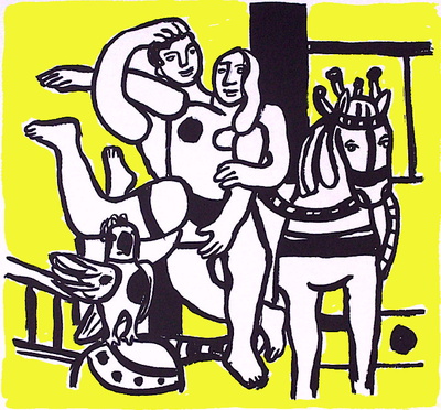 Les Acrobates by Fernand Leger Pricing Limited Edition Print image