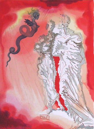 Dc Enfer 21 - Le Diable Noir by Salvador Dalí Pricing Limited Edition Print image