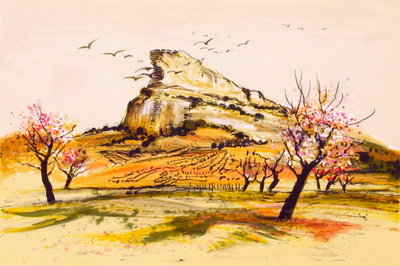 Paysage A Solutre by Michel Jouenne Pricing Limited Edition Print image