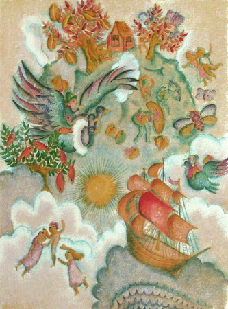Voyage Dans La Lune by Francoise Deberdt Pricing Limited Edition Print image