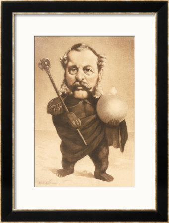 Tsar Alexander Ii Depicted With The Russian Bear's Feet by André Gill Pricing Limited Edition Print image