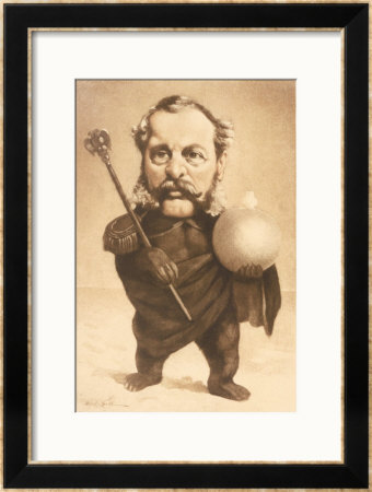 Tsar Alexander Ii Depicted With The Russian Bear's Feet by Andre Gill Pricing Limited Edition Print image