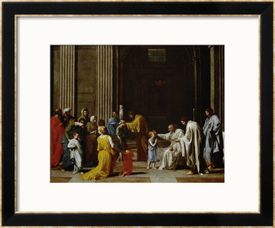 The Confirmation, From The Series Of The Seven Sacraments, Before 1642 by Nicolas Poussin Pricing Limited Edition Print image