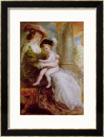 Helene Fourment And Her Son Frans by Peter Paul Rubens Pricing Limited Edition Print image