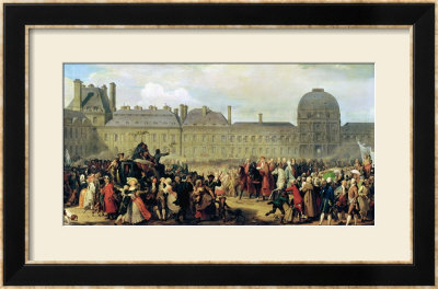 The Announcement Of The Signing Of The Treaty Of Paris In 1783, 1837 by Anton Van Ysendyck Pricing Limited Edition Print image