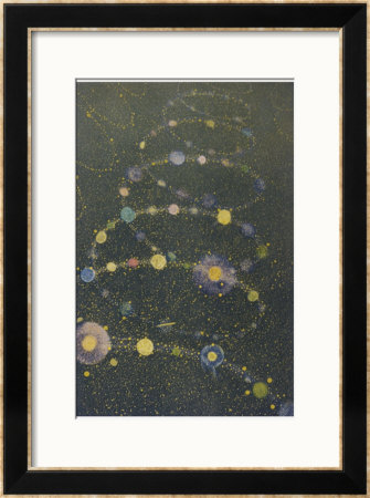 Spiral Of Galaxies Twisting In The Infinite Through All Eternity by R. Mainella Pricing Limited Edition Print image