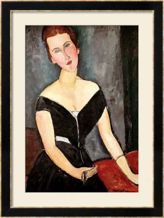 Madame G. Van Muyden, 1917 by Amedeo Modigliani Pricing Limited Edition Print image