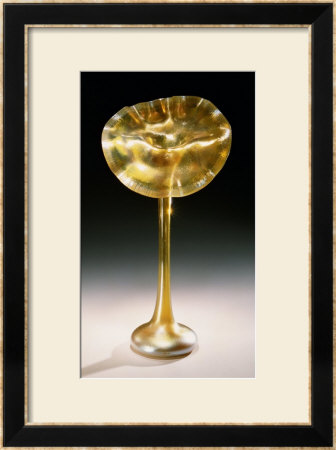 A Favrile Glass Jack In The Pulpit Vase by Tiffany Studios Pricing Limited Edition Print image