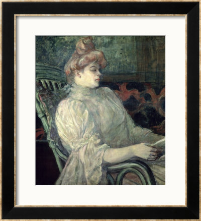 There Is Nothing Like A Good Book, Lady Reading by Henri De Toulouse-Lautrec Pricing Limited Edition Print image
