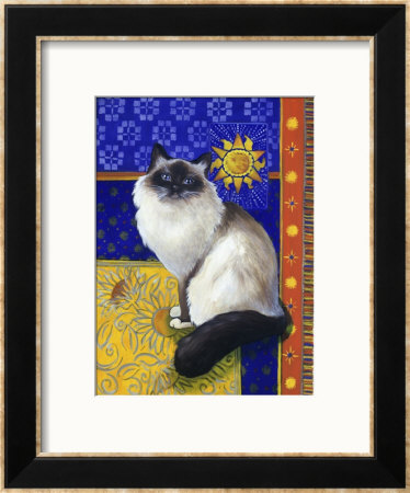 Burmese Cat, Series I by Isy Ochoa Pricing Limited Edition Print image