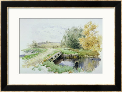 Landscape With Bridge Over A Stream by John Clayton Adams Pricing Limited Edition Print image