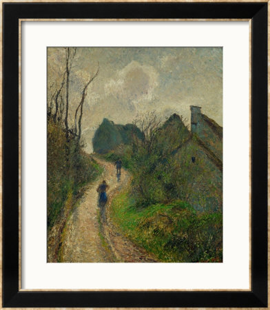 Ascending Path In Osny, 1883 by Camille Pissarro Pricing Limited Edition Print image