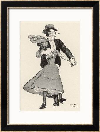 Couple In A Munchen Beer-Hall by Ferdinand Von Reznicek Pricing Limited Edition Print image