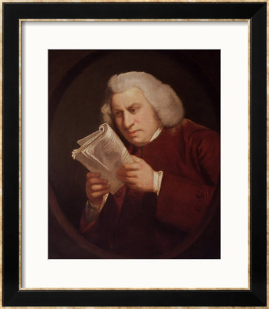 Dr. Johnson (1709-84) 1775 by Joshua Reynolds Pricing Limited Edition Print image