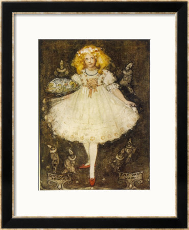 She Danced Through The Dark Wood, Karen Wears The Red Shoes by Katharine Cameron Pricing Limited Edition Print image