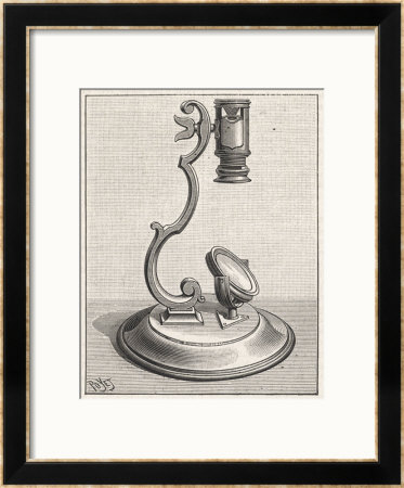 Baker's Mounted Lens Microscope by Poyet Pricing Limited Edition Print image