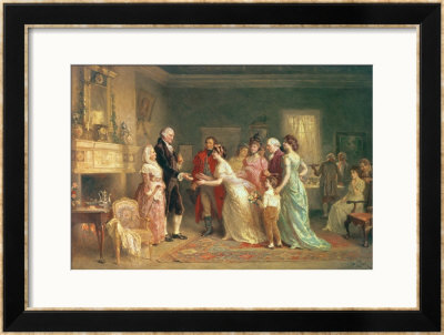 Washington's Birthday, 1798 by Jean Leon Gerome Ferris Pricing Limited Edition Print image