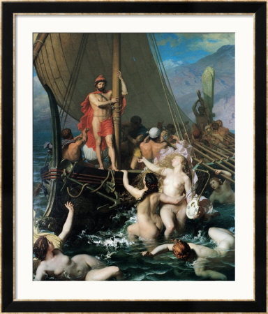 Ulysses And The Sirens by Leon-Auguste-Adolphe Belly Pricing Limited Edition Print image