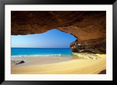 Cave At French Bay, San Salvador Island, Bahamas by Greg Johnston Pricing Limited Edition Print image