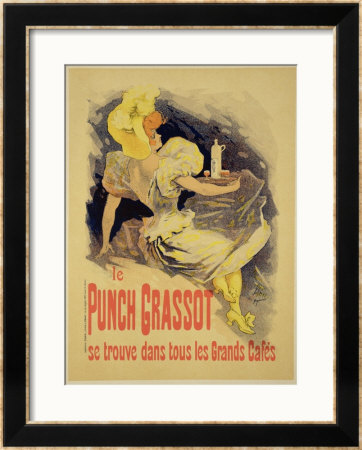 Reproduction Of A Poster Advertising Punch Grassot, 1895 by Jules Chéret Pricing Limited Edition Print image