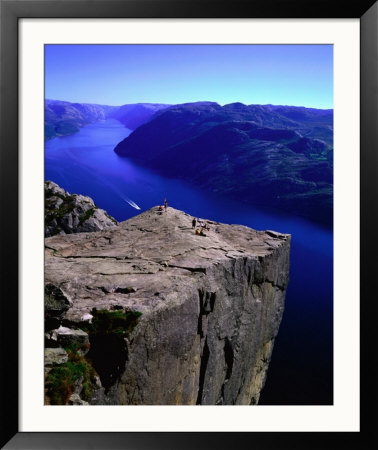 Preikestolen Rock, Lysefjord, Norway by Anders Blomqvist Pricing Limited Edition Print image