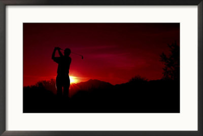 Sunset Golfer by William Swartz Pricing Limited Edition Print image