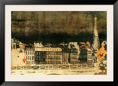 Paris Skyline by Gabor Ulveczki Pricing Limited Edition Print image