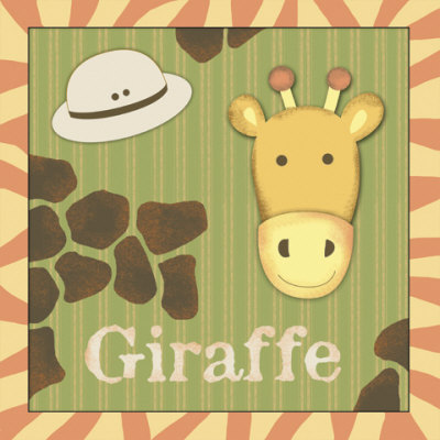 Safari Giraffe by Smatsy Pants Pricing Limited Edition Print image