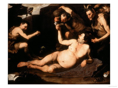 Drunk Silenus, Capodimonte Museum, Naples by Jusepe De Ribera Pricing Limited Edition Print image