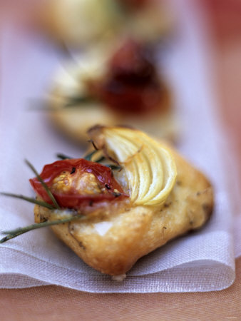Puff Pastry With Tomatoes And Onions by David Loftus Pricing Limited Edition Print image