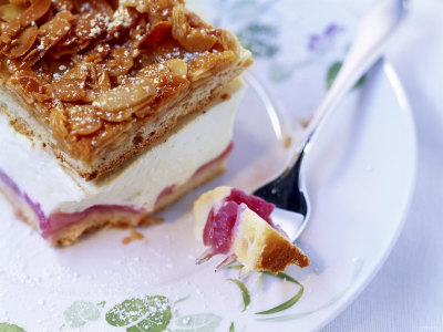 Bee-Sting Cake With Rhubarb And Vanilla Filling by Jorn Rynio Pricing Limited Edition Print image