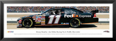 No. 11 - Denny Hamlin by Christopher Gjevre Pricing Limited Edition Print image