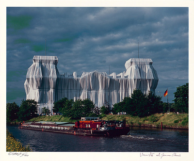 Reichstag Mappe Ii, Nordfassade by Christo Pricing Limited Edition Print image