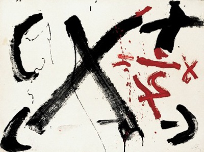 Gran X by Antoni Tapies Pricing Limited Edition Print image