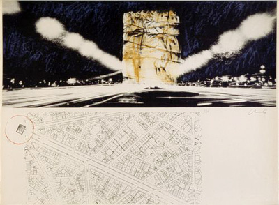 Arc De Triomphe, Paris, C.1970 by Christo Pricing Limited Edition Print image