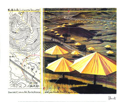 Umbrellas No. 2 by Christo Pricing Limited Edition Print image
