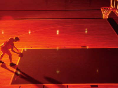 Basketball Player Dribbling by Brian Drake Pricing Limited Edition Print image