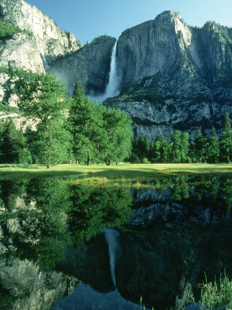 Yosemite Falls, Yosemite National Park, Ca by Mick Roessler Pricing Limited Edition Print image