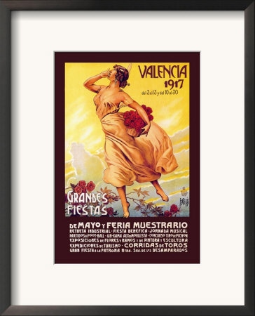 Valencia: Grande Fiestas De Mayo, 1917 by Enrique Pertegaz Pricing Limited Edition Print image
