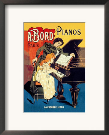 Bord Pianos, The First Lesson by Eugene Oge Pricing Limited Edition Print image