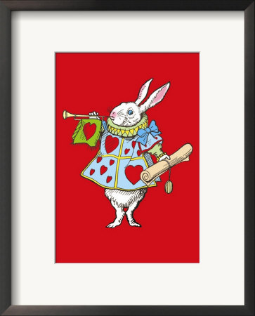 Alice In Wonderland: Horn And Hearts by John Tenniel Pricing Limited Edition Print image