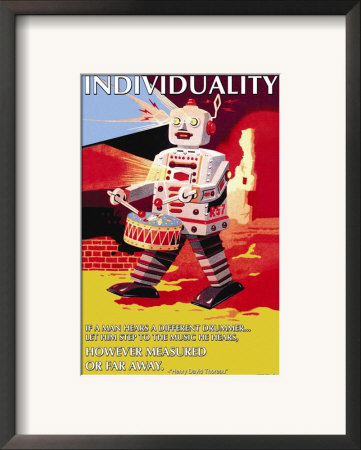 Individuality by Henry David Thoreau Pricing Limited Edition Print image