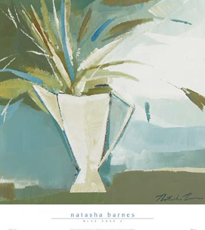 Blue Vase Ii by Natasha Barnes Pricing Limited Edition Print image