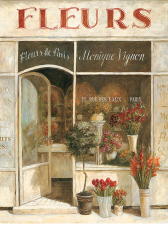 Le Fleuriste by Fabrice De Villeneuve Pricing Limited Edition Print image