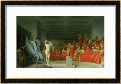 Phryne Before The Jury, 1861 by Jean-Leon Gerome Pricing Limited Edition Print image