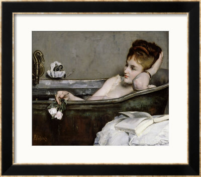 The Bath, Circa 1867 by Alfred Georges Stevens Pricing Limited Edition Print image