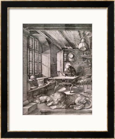 St. Jerome In His Study, 1514 by Albrecht Dürer Pricing Limited Edition Print image