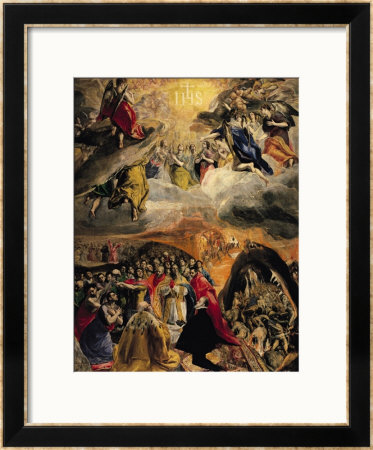 The Adoration Of The Name Of Jesus, Circa 1578 by El Greco Pricing Limited Edition Print image
