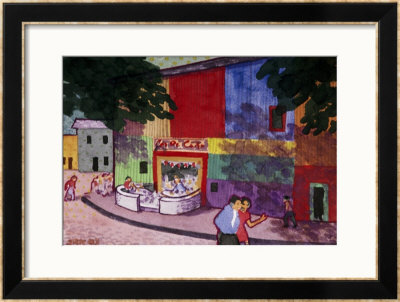 Buenos Aires La Boca Art Colony by John Newcomb Pricing Limited Edition Print image