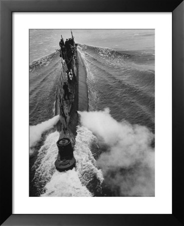 Submarine Roaring Through The Ocean by Dmitri Kessel Pricing Limited Edition Print image